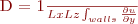 
D = \frac{1}{Lx Lz} \int_{walls} \frac{\partial u}{\partial y}
